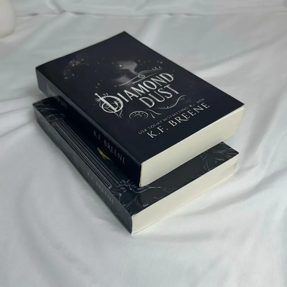 Obsidian Diamond Dust K.F. Breene Indie Paperback Set Shadowbound Fae Romantasy